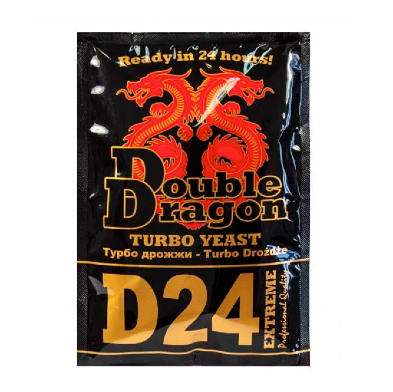 

Дрожжи спиртовые Double Dragon D24 Extreme Turbo, 178 г х 5 упаковок, D24 Extreme Turbo