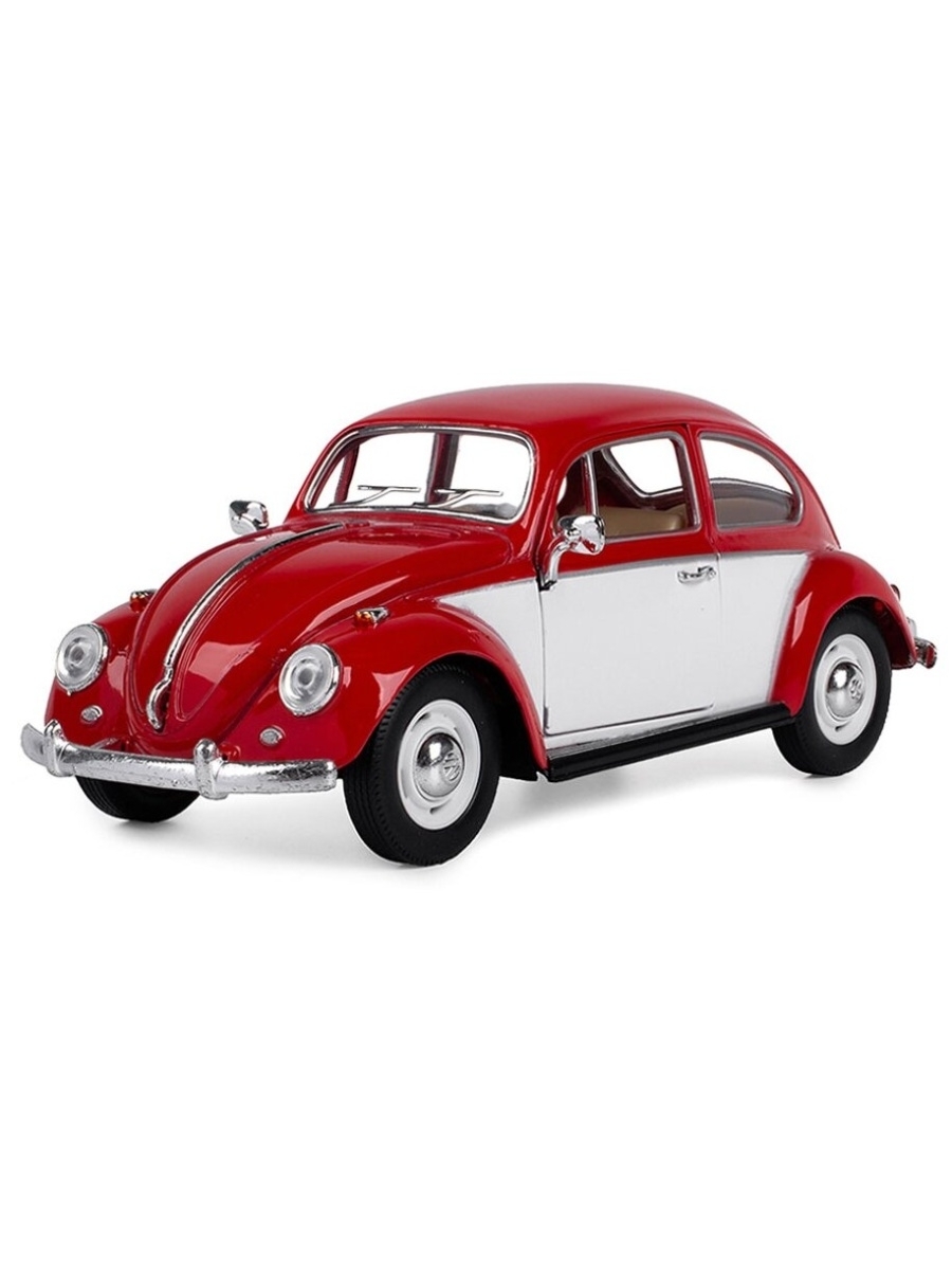 Модель машины Kinsmart Volkswagen Classical Beetle (Color Door) инерция 1:32 KT5373W