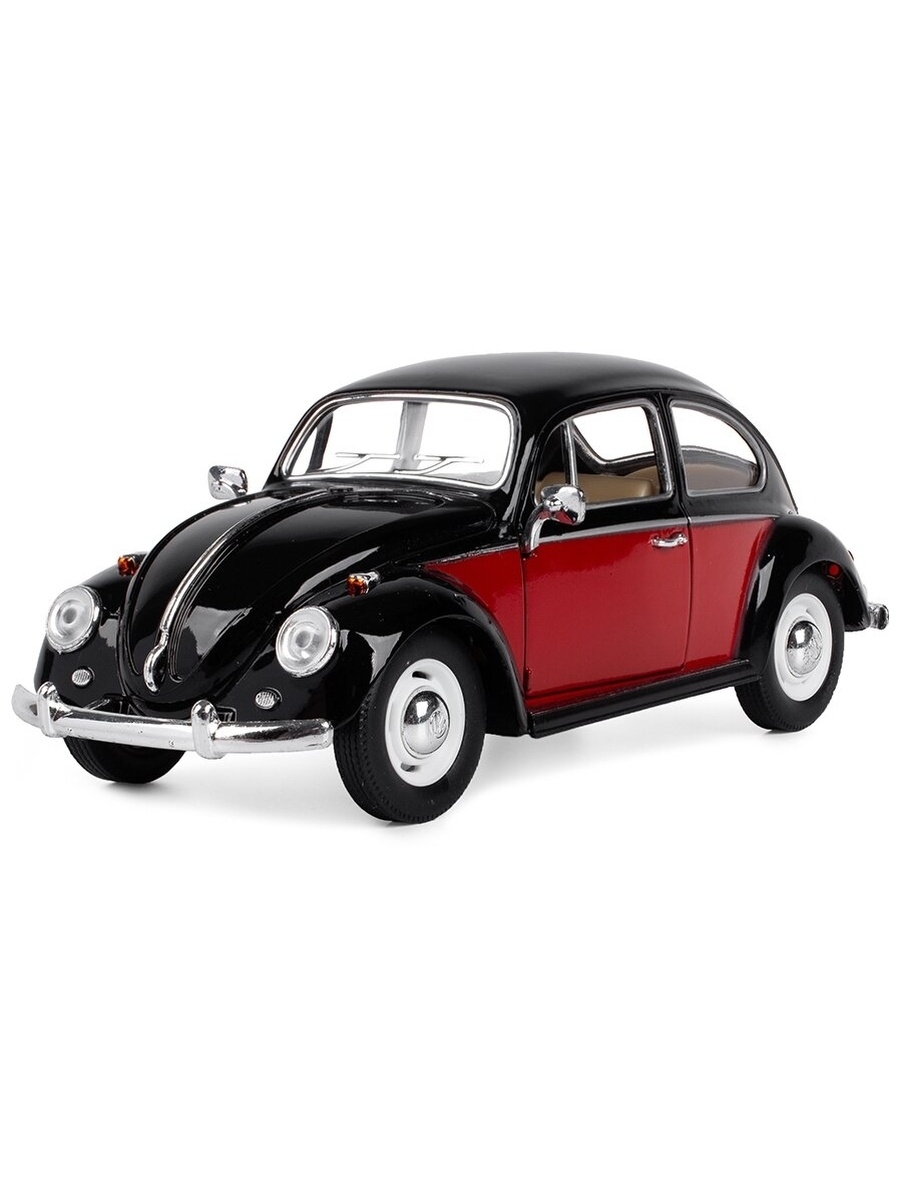 Модель машины Kinsmart Volkswagen Classical Beetle (Color Door) 1967 инерция 1:32 KT5373W