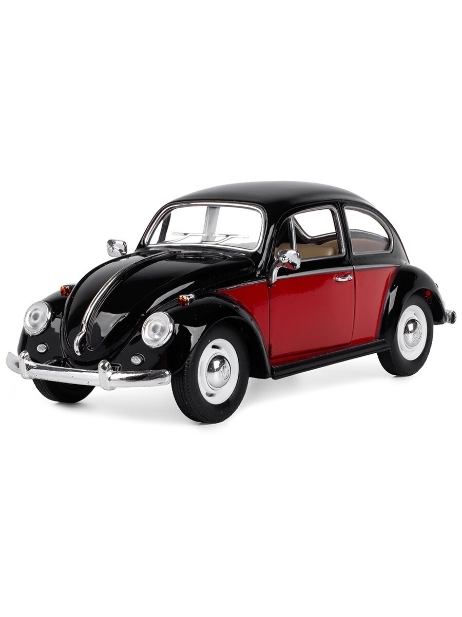 

Модель машины Kinsmart Volkswagen Classical Beetle (Color Door) 1967 инерция 1:32 KT5373W