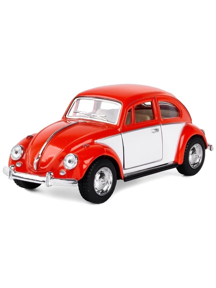 

Модель машины Kinsmart Volkswagen Classical Beetle (Color Door) 1967 инерция 1:32 KT5373W