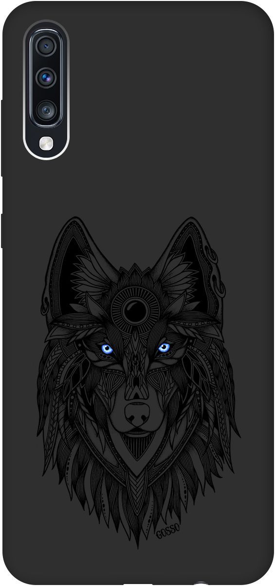 

Чехол на Samsung Galaxy A70/A70s с принтом "Grand Wolf" черный, Черный;голубой, 0