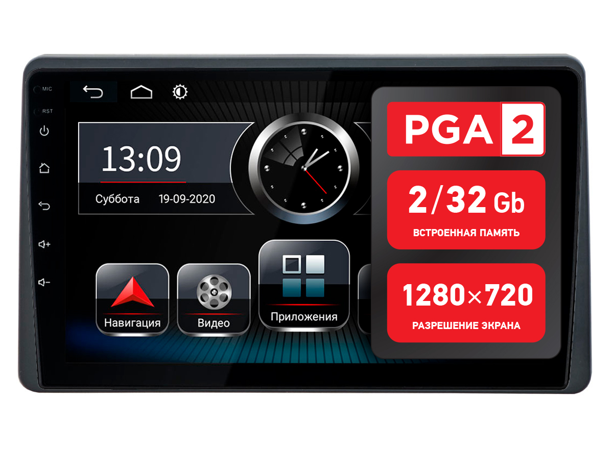 

Штатная магнитола Incar PGA 2 1407u для Renault Duster 21+ BT/QLED/2.5D, Renault