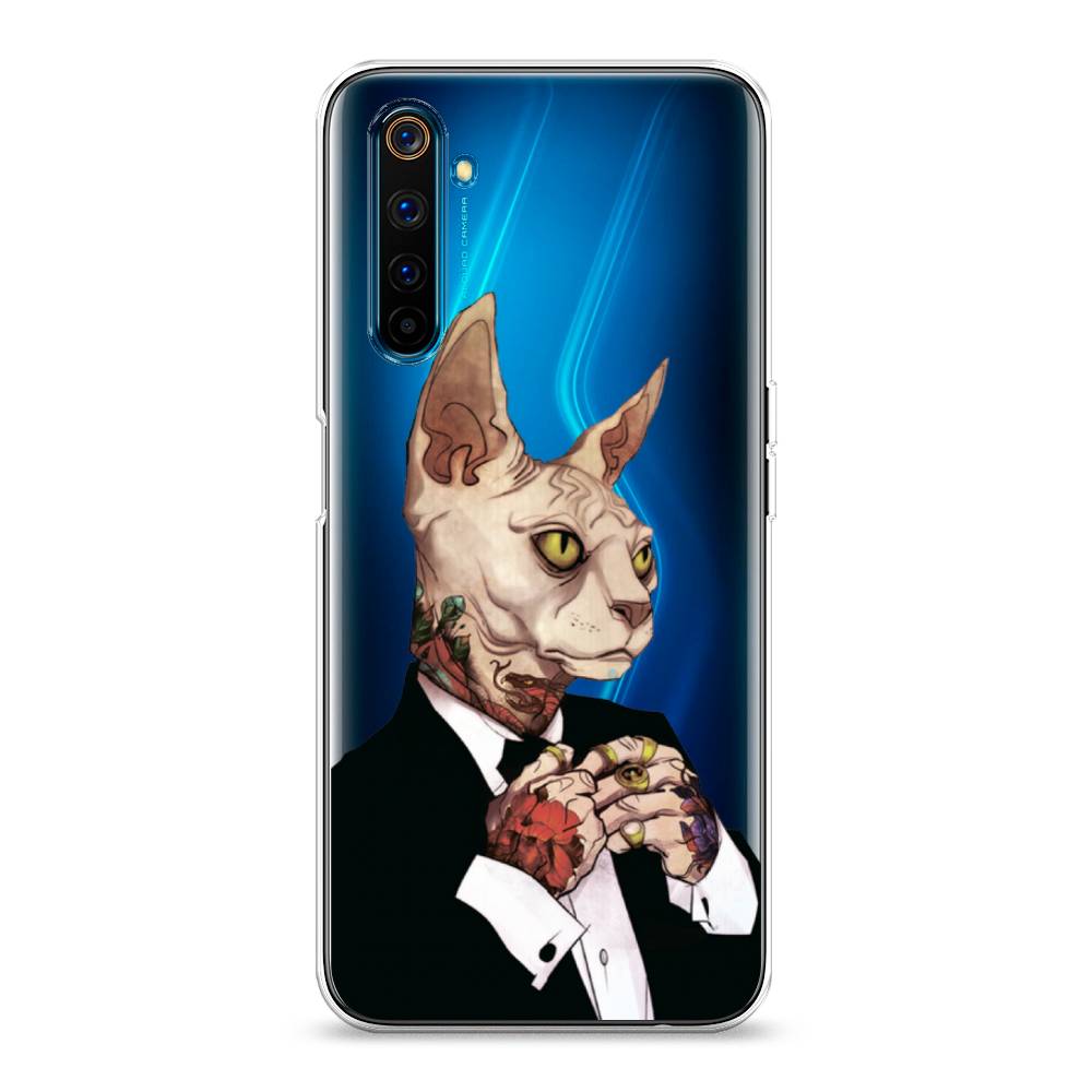 

Чехол Awog на Realme 6 Pro "Татуированный сфинкс", Разноцветный, 252850-7