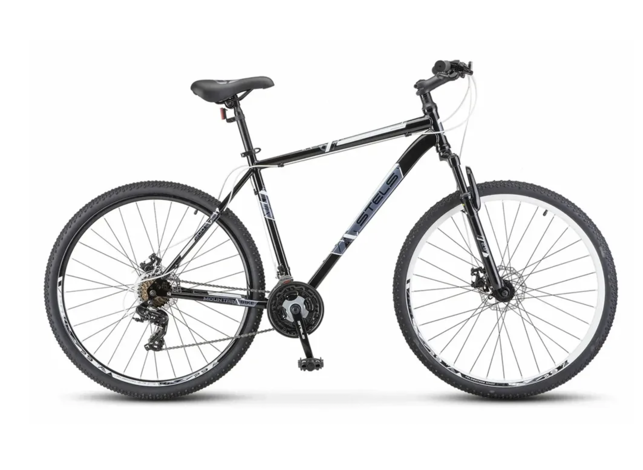 

Велосипед 29 Stels Navigator 900 V F020 (рама 17.5) Черный/белый