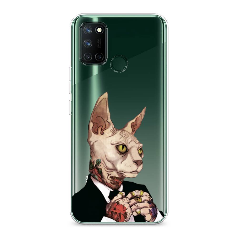 

Чехол Awog на Realme 7i "Татуированный сфинкс", Разноцветный, 253950-7