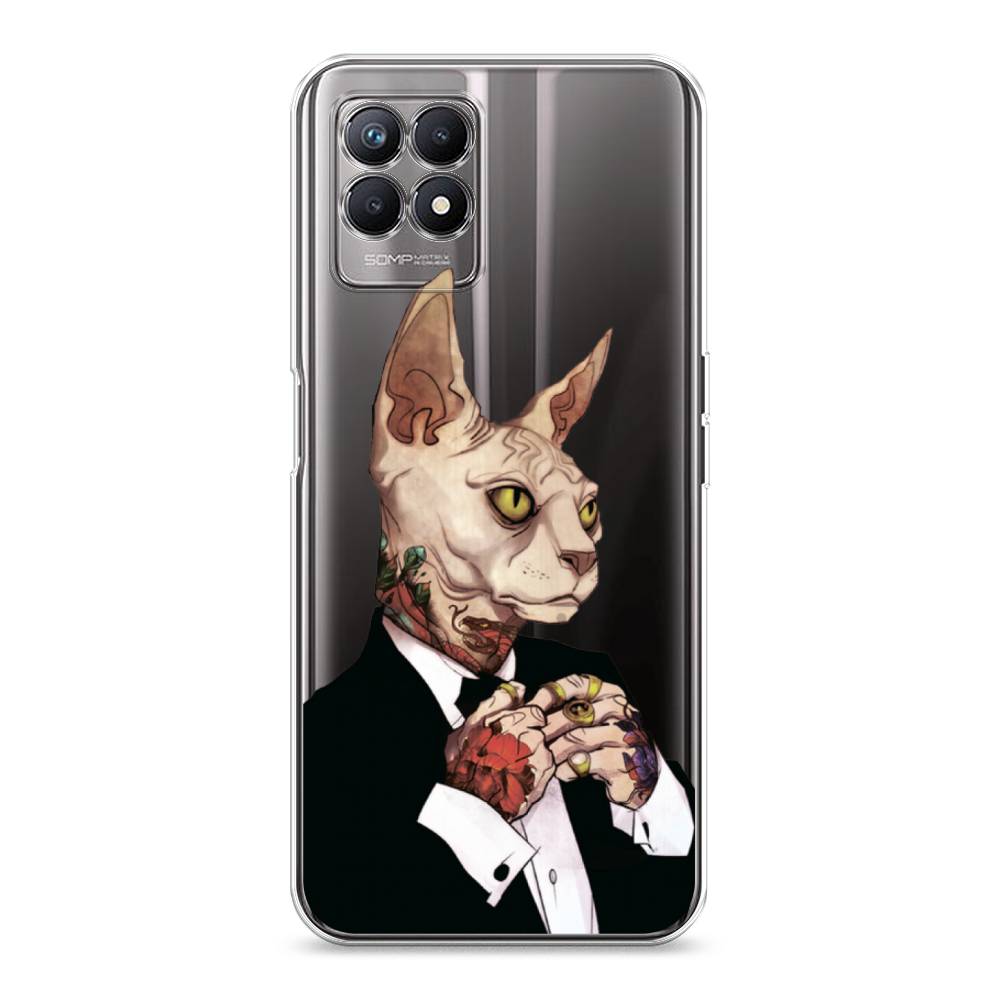

Чехол Awog на Realme 8i "Татуированный сфинкс", Разноцветный, 257350-7