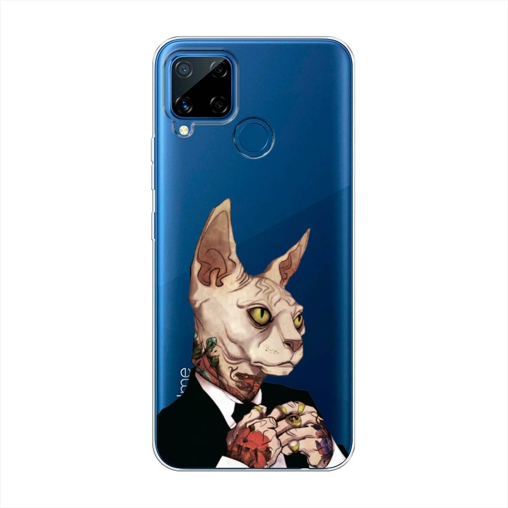 

Чехол Awog на Realme C15 "Татуированный сфинкс", Разноцветный, 255050-7