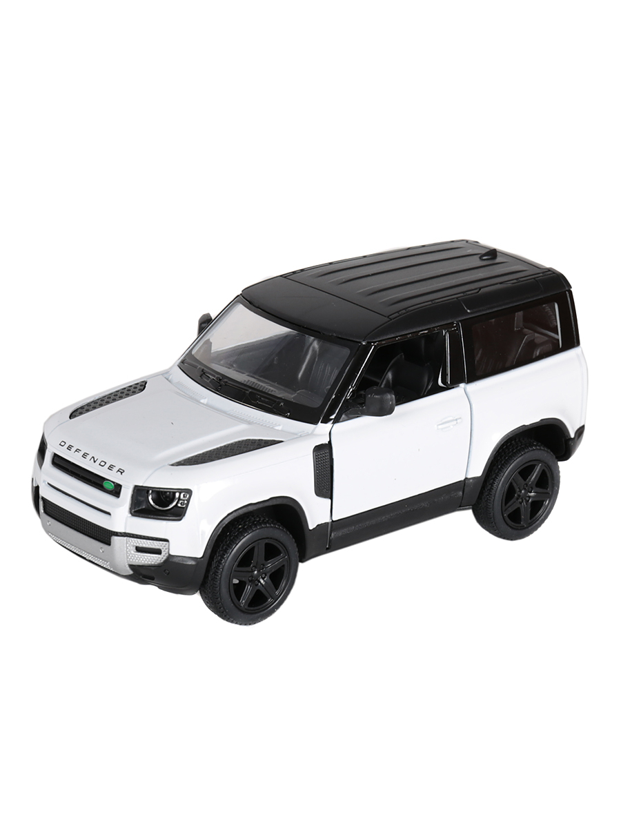 

Модель машины Kinsmart Land Rover Defender 90 инерция 1:36 KT5428W, Белый