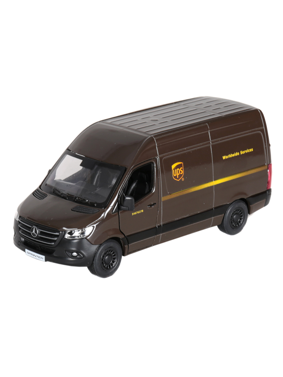 Модель машины Kinsmart Mercedes-Benz Sprinter UPS инерция1:48 KT5430W