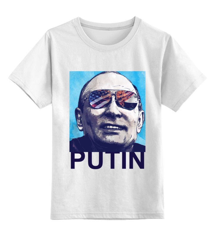 

Детская футболка классическая Printio Путин, р. 104, 0000000634841
