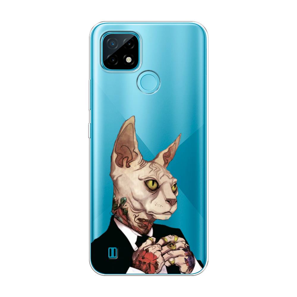 

Чехол Awog на Realme C21 "Татуированный сфинкс", Разноцветный, 254950-7