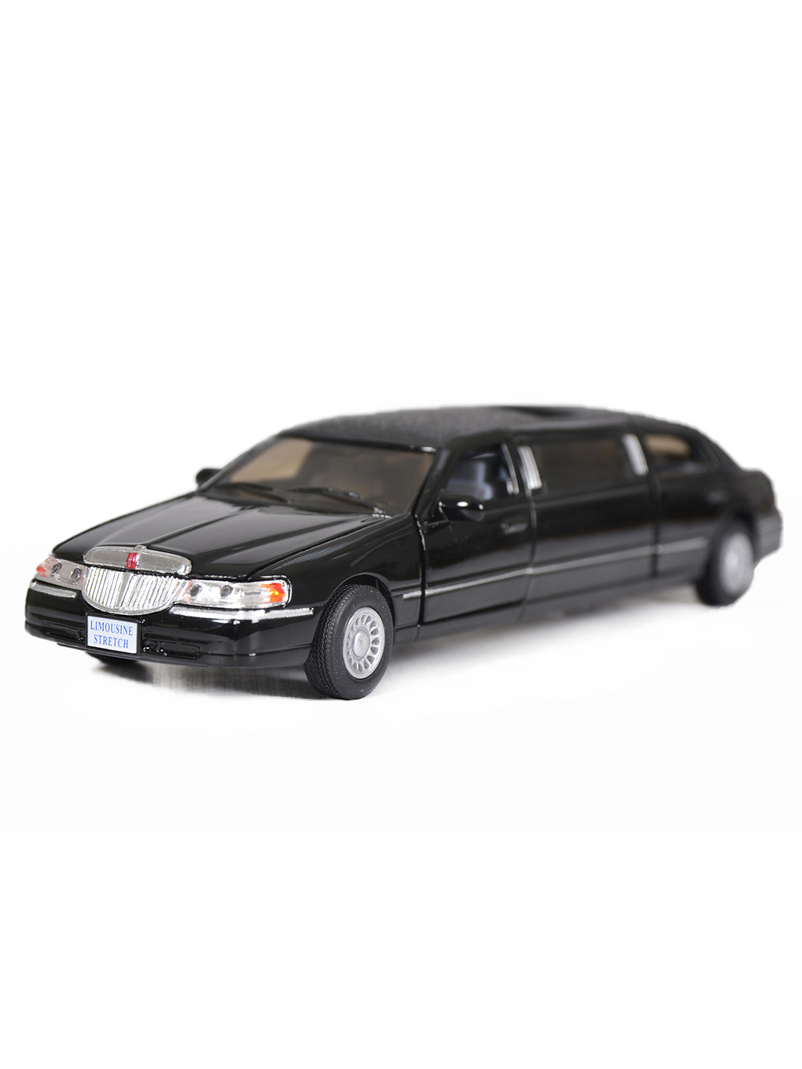 

Модель машины Kinsmart Lincoln Town Car Stretch Limousine инерция 1:38 KT7001W