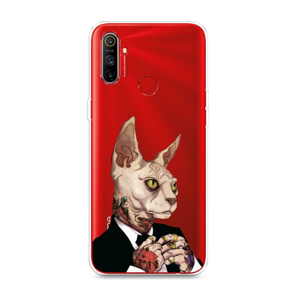 

Чехол Awog на Realme C3 "Татуированный сфинкс", Разноцветный, 253050-7