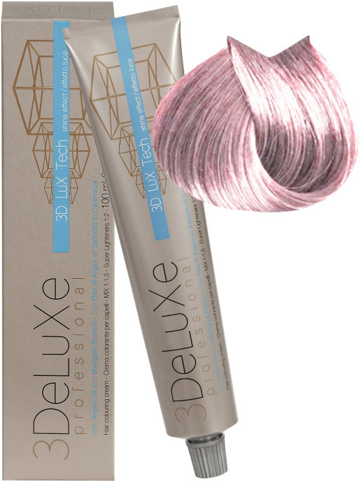 Крем-краска 3DELUXE Professional 10.21 Платиновый блондин перламутрово-пепельный, 100 мл
