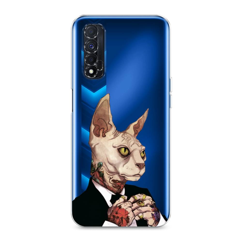 

Чехол Awog на Realme Narzo 30 4G "Татуированный сфинкс", Разноцветный, 257650-7