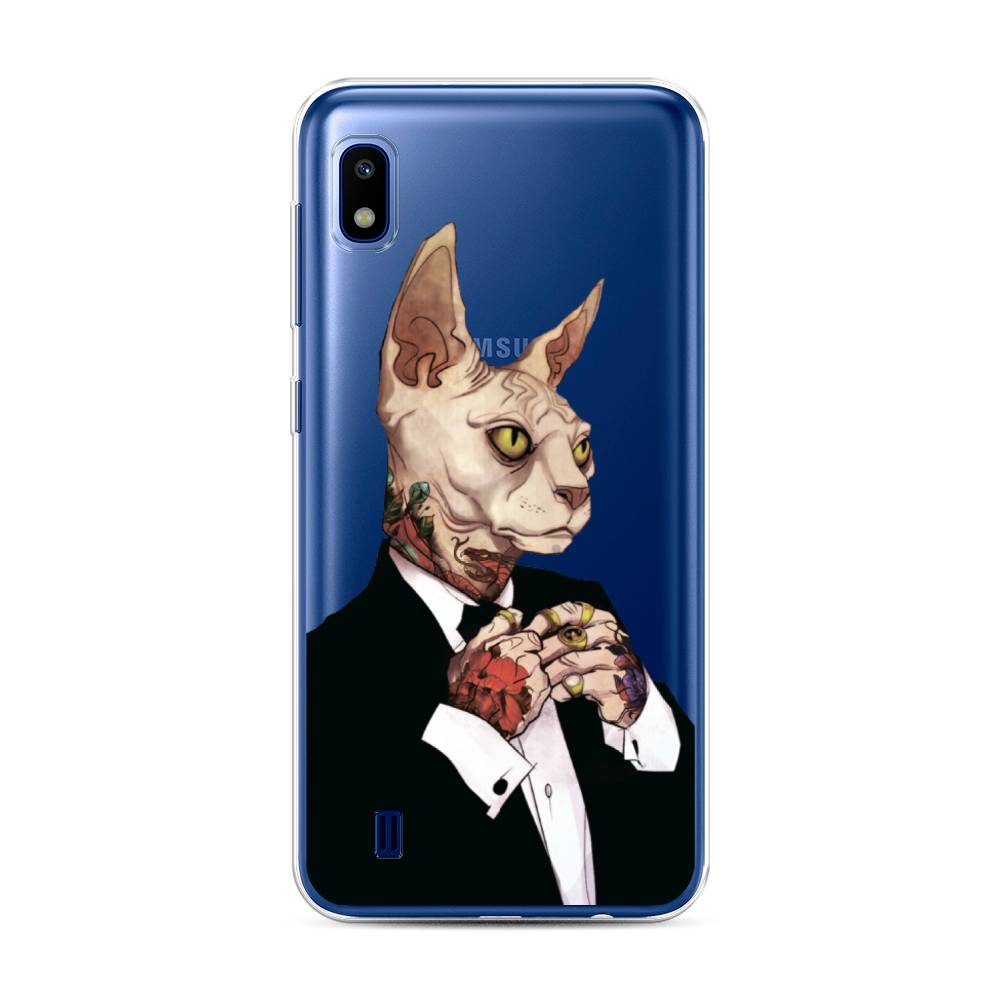 

Чехол Awog на Samsung Galaxy A10 "Татуированный сфинкс", Разноцветный, 27950-7
