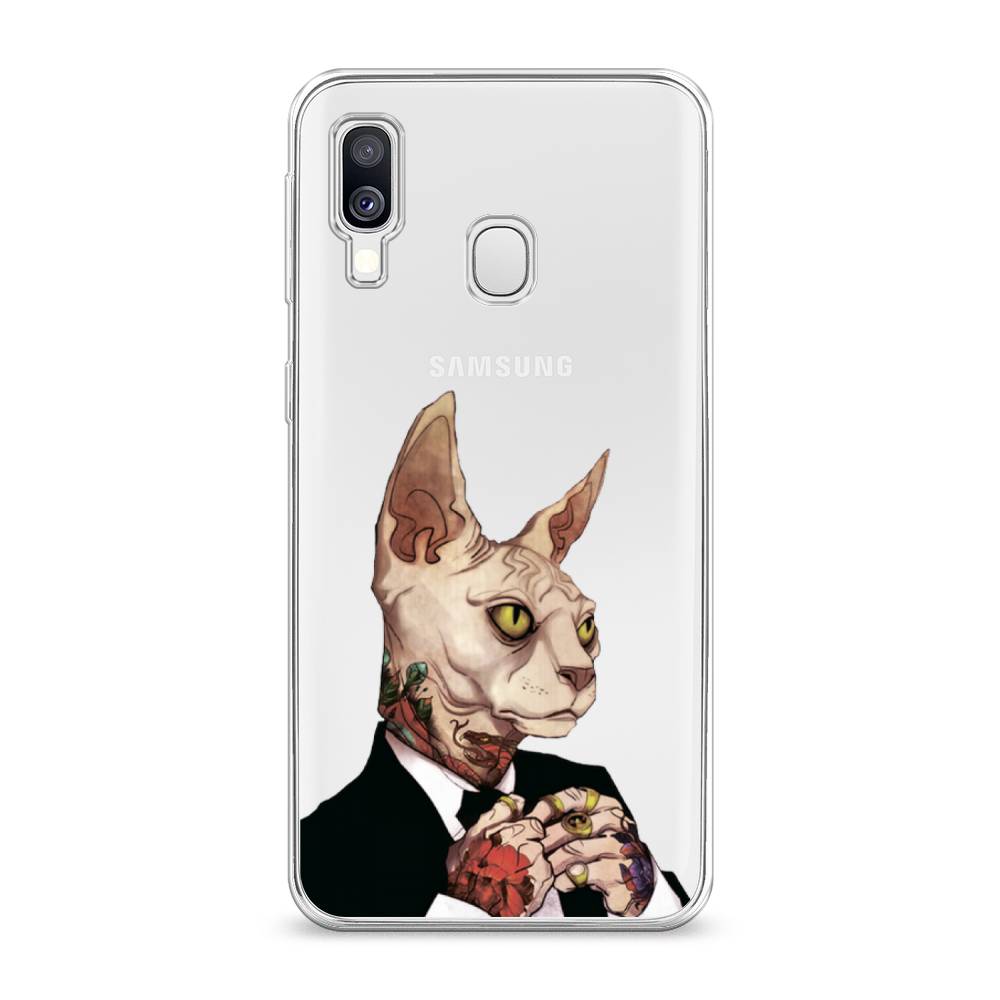 

Чехол Awog на Samsung Galaxy A40 "Татуированный сфинкс", Разноцветный, 28050-7