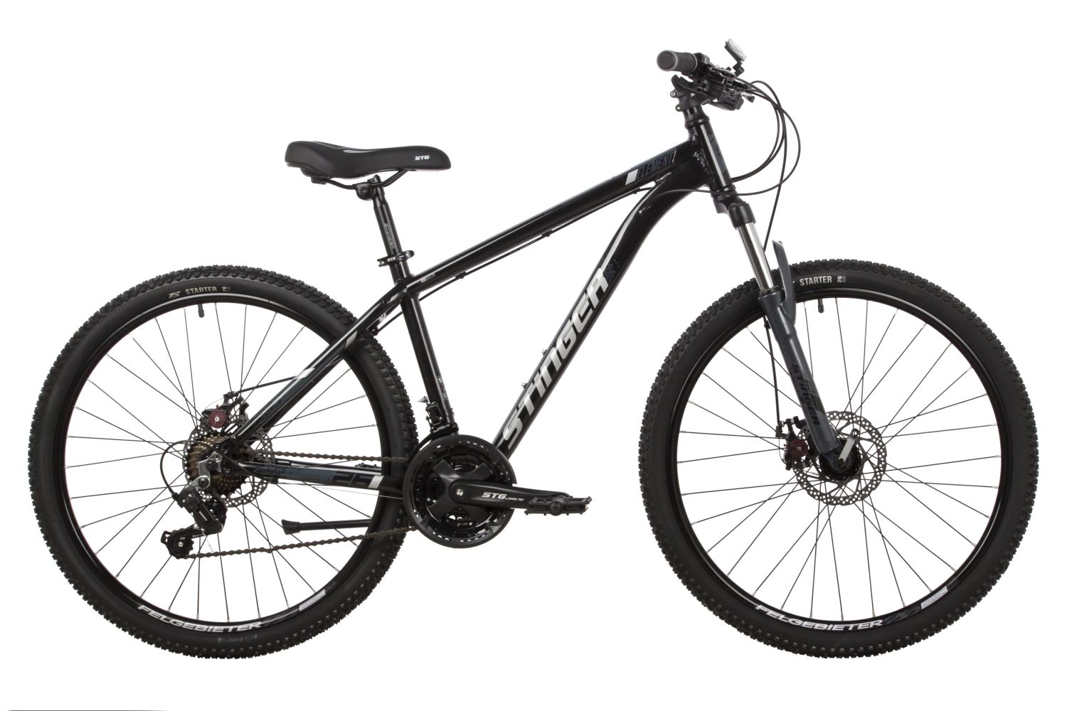 

Велосипед STINGER 26" ELEMENT STD черный, алюминий, размер 18", Element Std