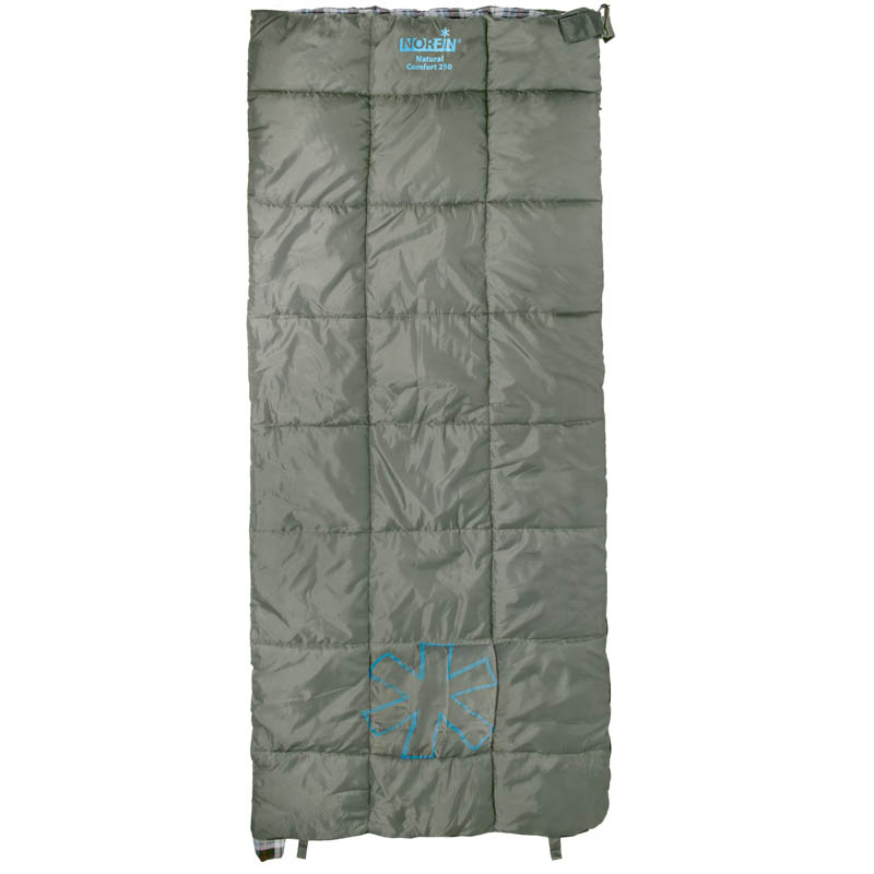 Мешок-одеяло спальный Norfin, NATURAL COMFORT 250 L, серый, 200х80 см