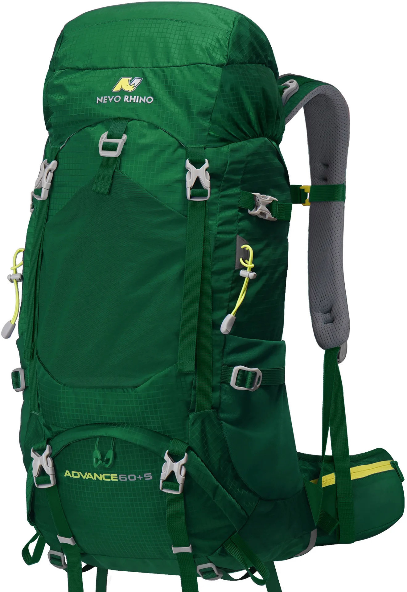 Треккинговый рюкзак Nevo Rhino 8984-NW зеленый 65л