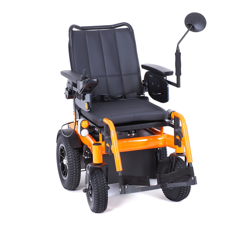 Купить Кресло-коляска с электроприводом MET ALLROAD C21, оранжевый