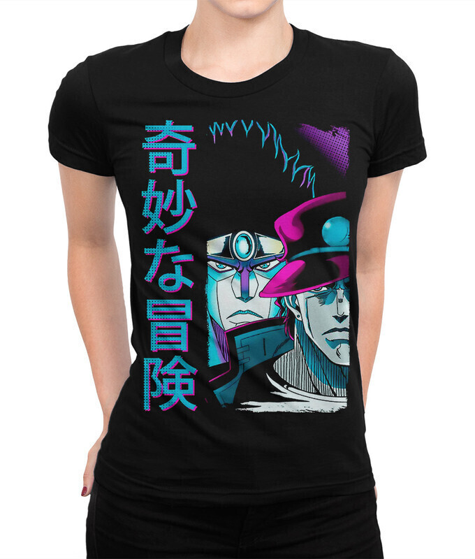 

Футболка женская Dream Shirts JoJo Bizarre Adventure 10003481 черная L, JoJo Bizarre Adventure 10003481