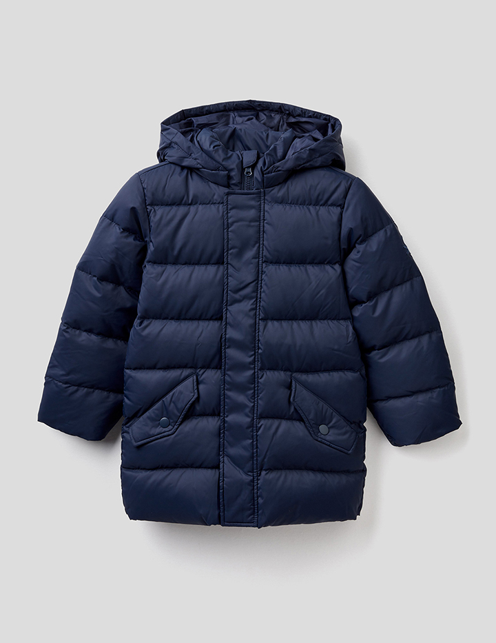 

Пуховик для мальчиков Benetton цв. синий р.128, 21A_2WU053MB0