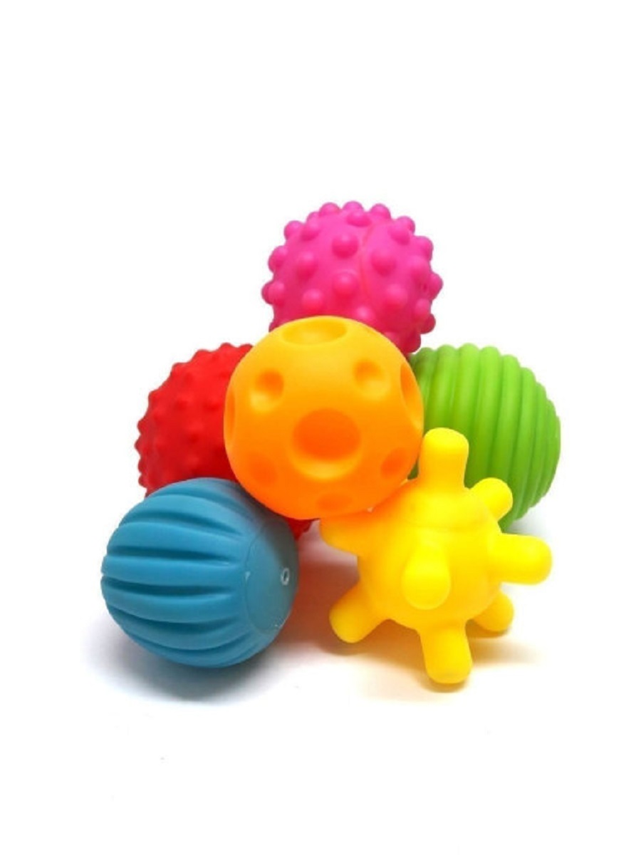 

Развивающие тактильные мячики Bath Fun, 6 шт