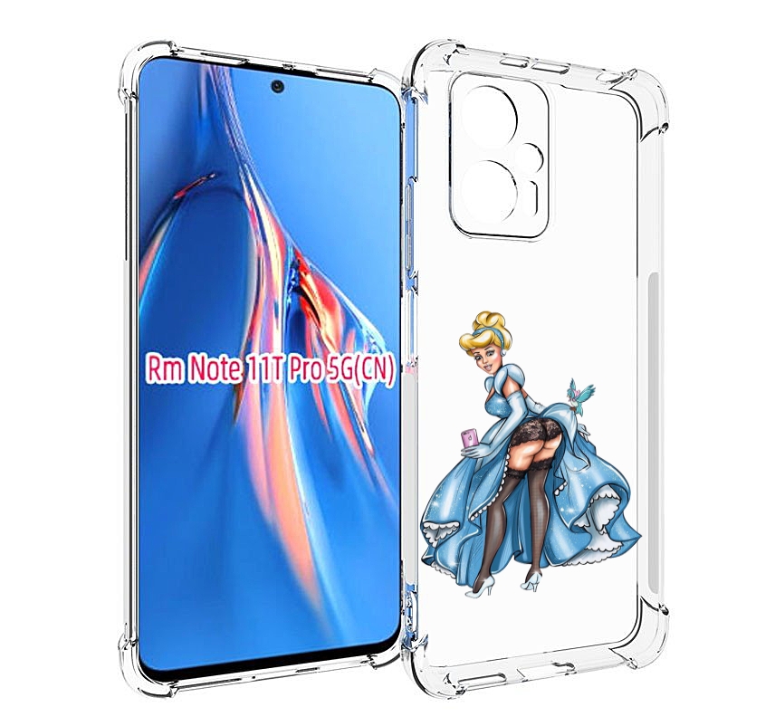 

Чехол MyPads девушка-в-платье-красивая женский для Xiaomi Redmi Note 11T Pro / 11T Pro ..., Прозрачный, Tocco