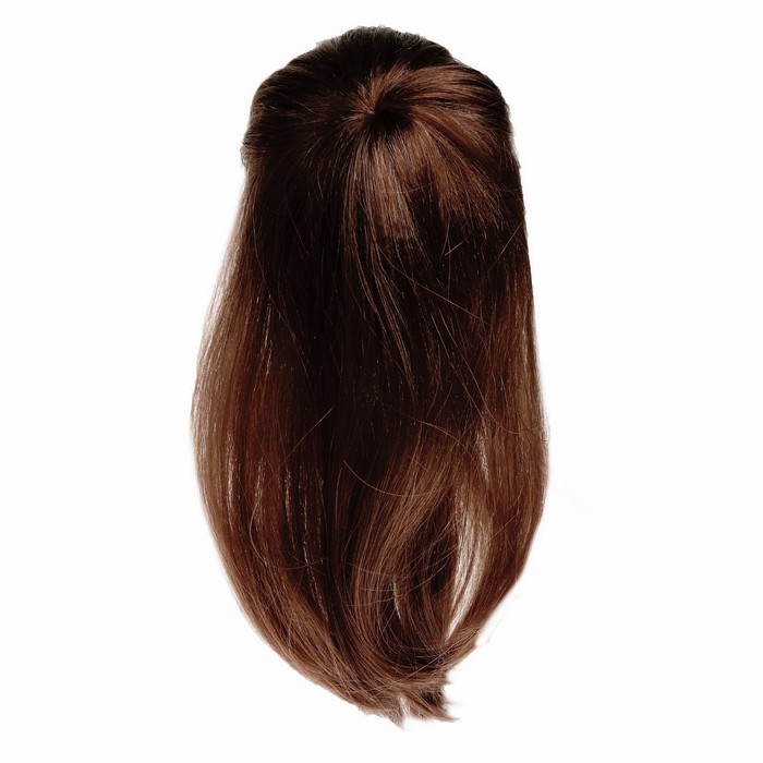 Волосы для кукол КНР Косички размер средний, каштановый (1556939)