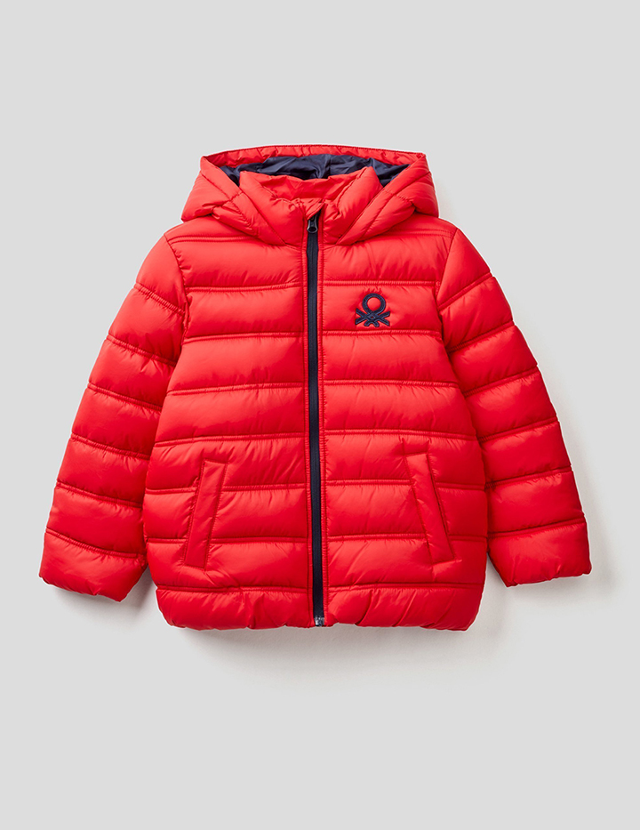 

Куртка для мальчиков Benetton цв. красный р.128, 21A_2WU053N80