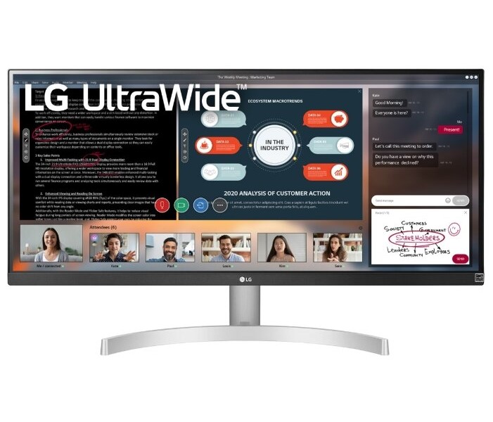 фото Монитор lg 29wn600-w black-white (29wn600-w.aruz)