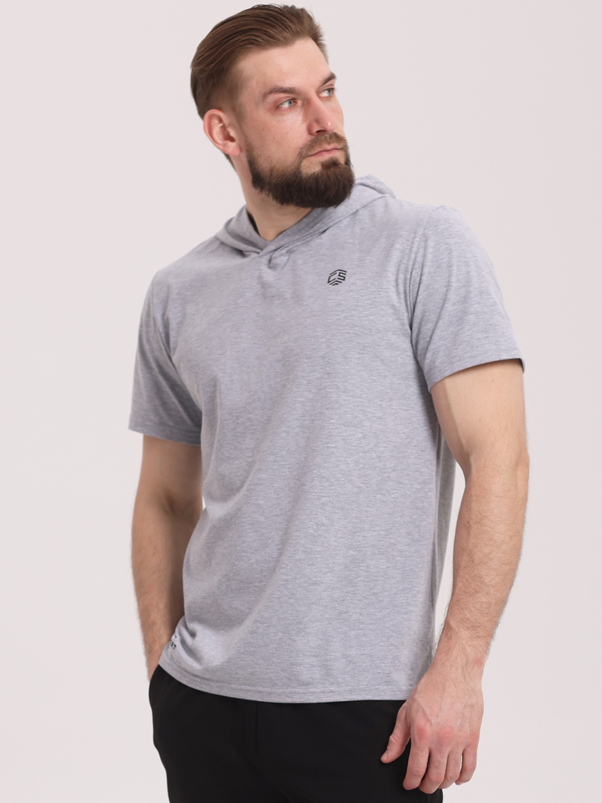 

Футболка мужская CROSSSPORT Фмк-040 серая 50 RU, Серый, Фмк-040