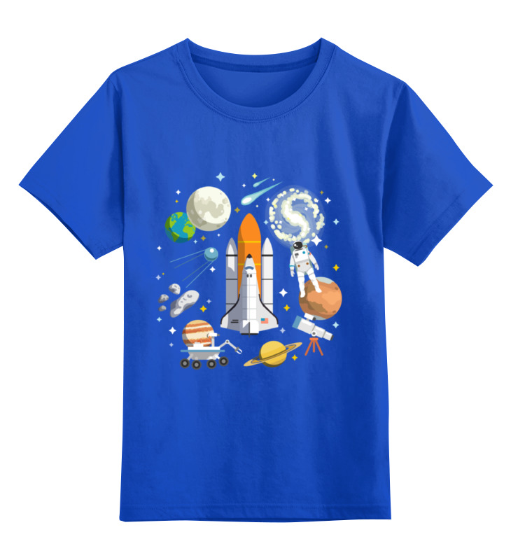 

Детская футболка классическая Printio Космос, space, р. 164, 0000000387524