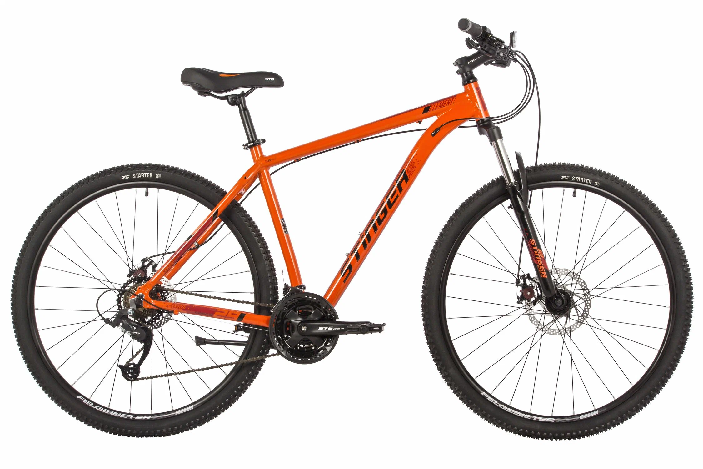 

Велосипед STINGER 26" ELEMENT STD оранжевый, алюминий, размер 14", Element Std