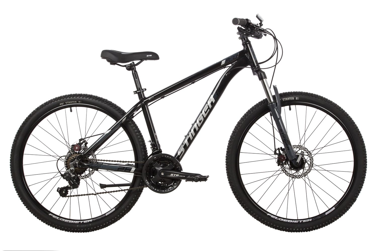 

Велосипед STINGER 26" ELEMENT STD черный, алюминий, размер 16", Element Std