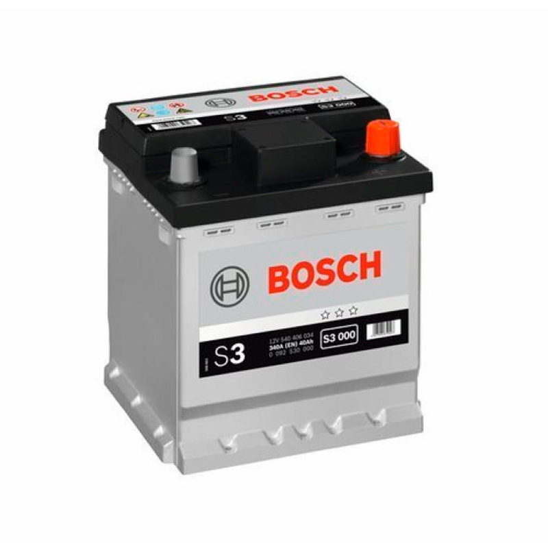 

BOSCH '0092S30000 Аккумуляторная батарея S3 [12V 40Ah 340A B13] 1шт