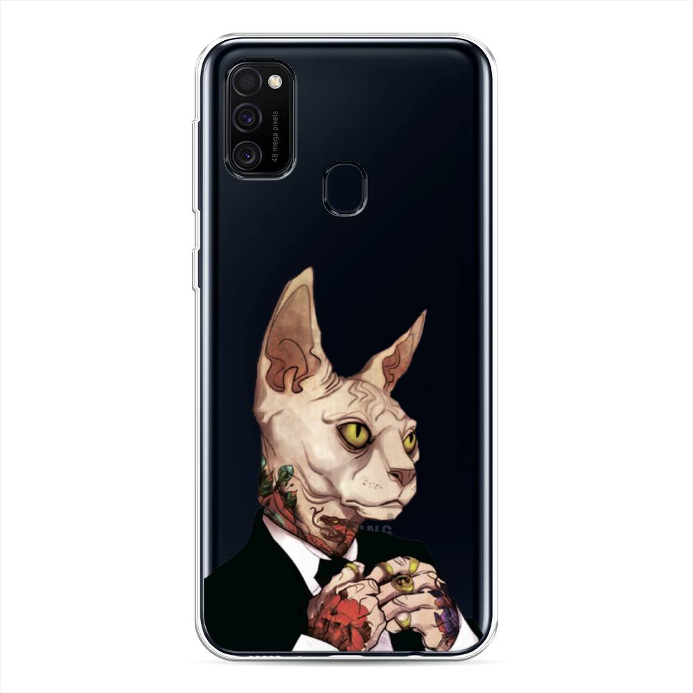 

Чехол Awog на Samsung Galaxy M21/M30s "Татуированный сфинкс", Разноцветный, 29750-7