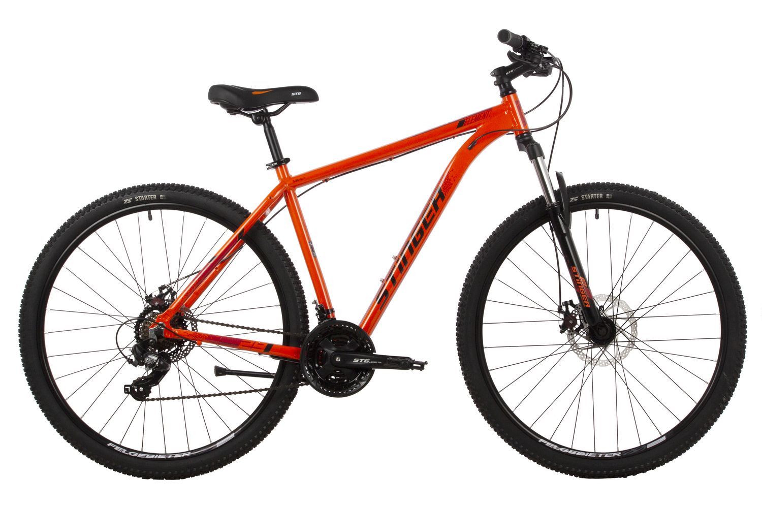 

Велосипед STINGER 29" ELEMENT STD оранжевый, алюминий, размер 20"