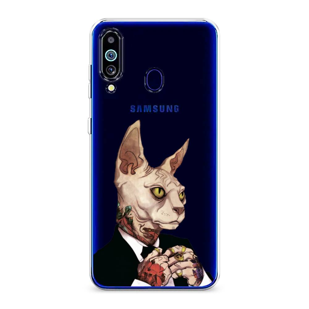 

Чехол Awog на Samsung Galaxy M40/A60 "Татуированный сфинкс", Разноцветный, 28750-7