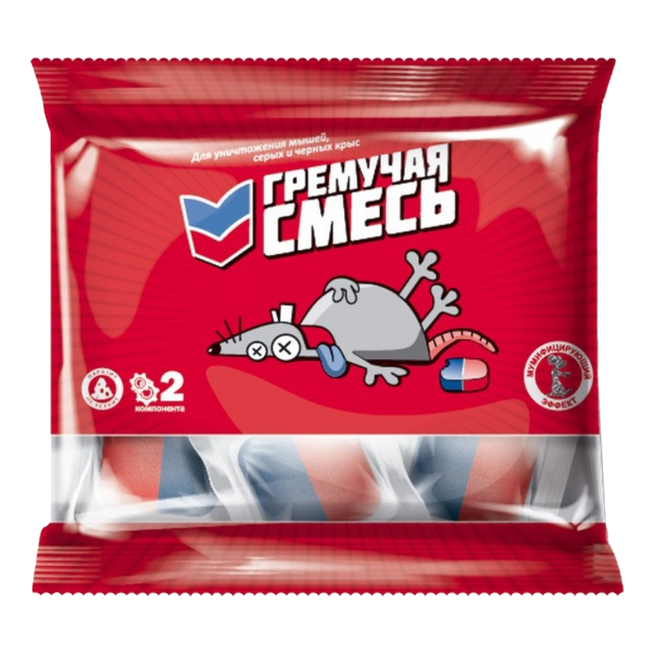 

Гранулы от грызунов Гремучая смесь 4602009354427 100 г