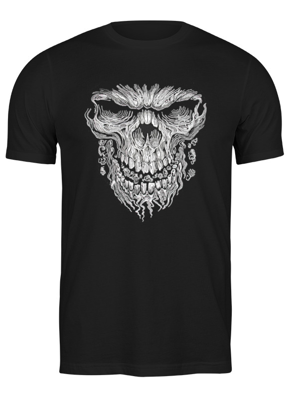 

Футболка мужская Printio Skull art черная 3XL, Черный, Skull art
