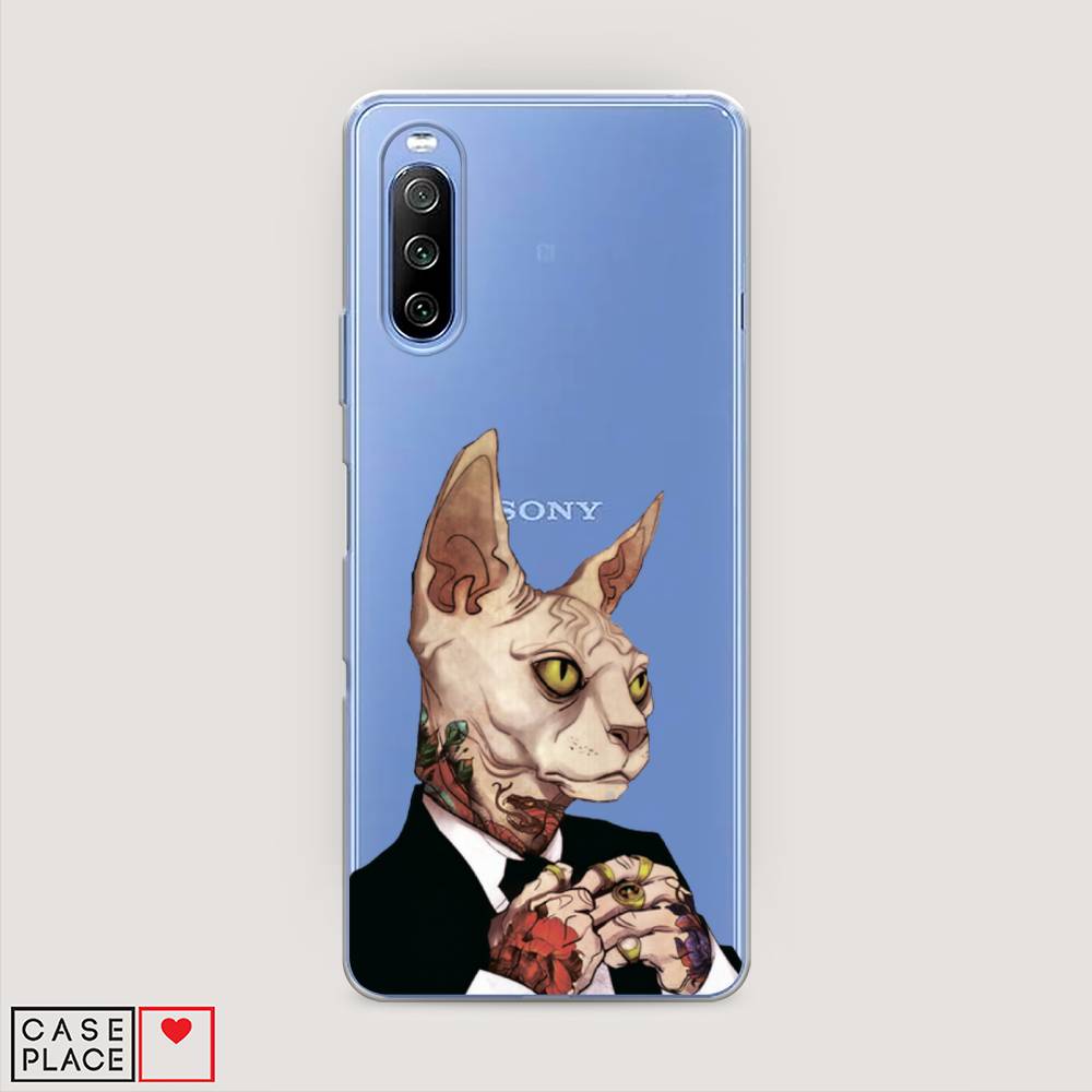 

Чехол Awog на Sony Xperia 10 III "Татуированный сфинкс", Разноцветный, 54950-7