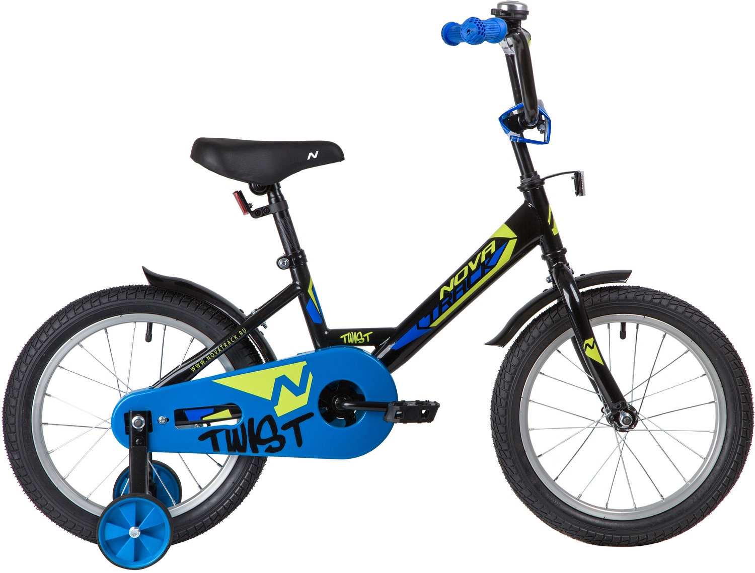 

Велосипед NOVATRACK 16 TWIST черный