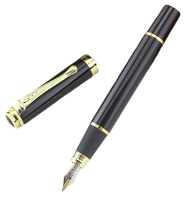 Перьевая ручка Jinhao 75 Extremely Black подарочная упаковка 1500₽