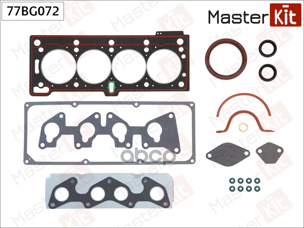 

Набор Прокладок Верхний Renault Logan/Megane/Sandero 1.6 K7m Masterkit 77bg072 MasterKit, 77BG072