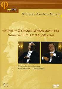 

MOZART: Symphonies Nos. 39 and 38. David Zinman, Gerd Albrecht, 1 DVD