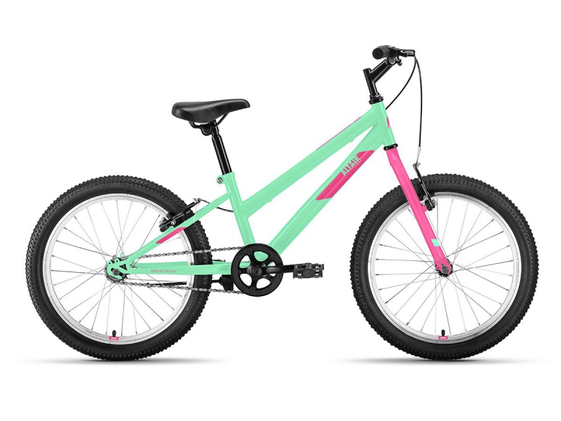 

Велосипед 20 FORWARD ALTAIR MTB HT LOW (1-ск.) 2022 (рама 10.5) мятный/розовый