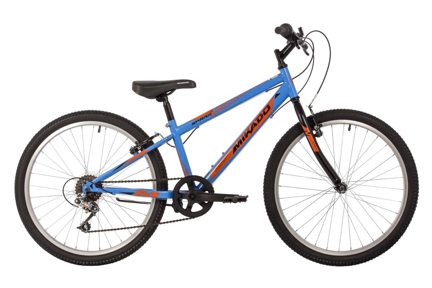 

Велосипед 24 Mikado SPARK JR (6-ск.) СИНИЙ (рама 12) BL2, Spark JR